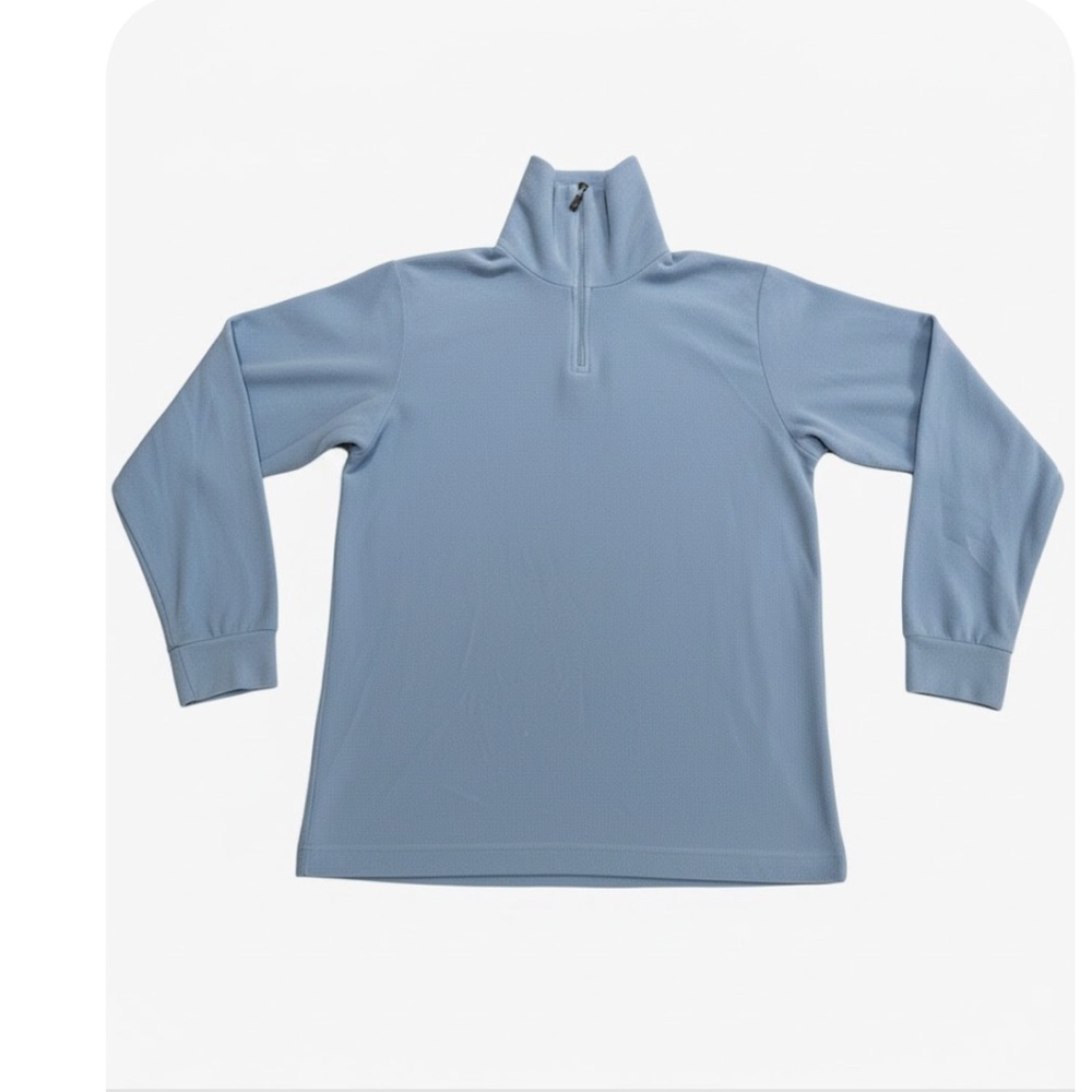 Women's Blue Quarter-Zip Top